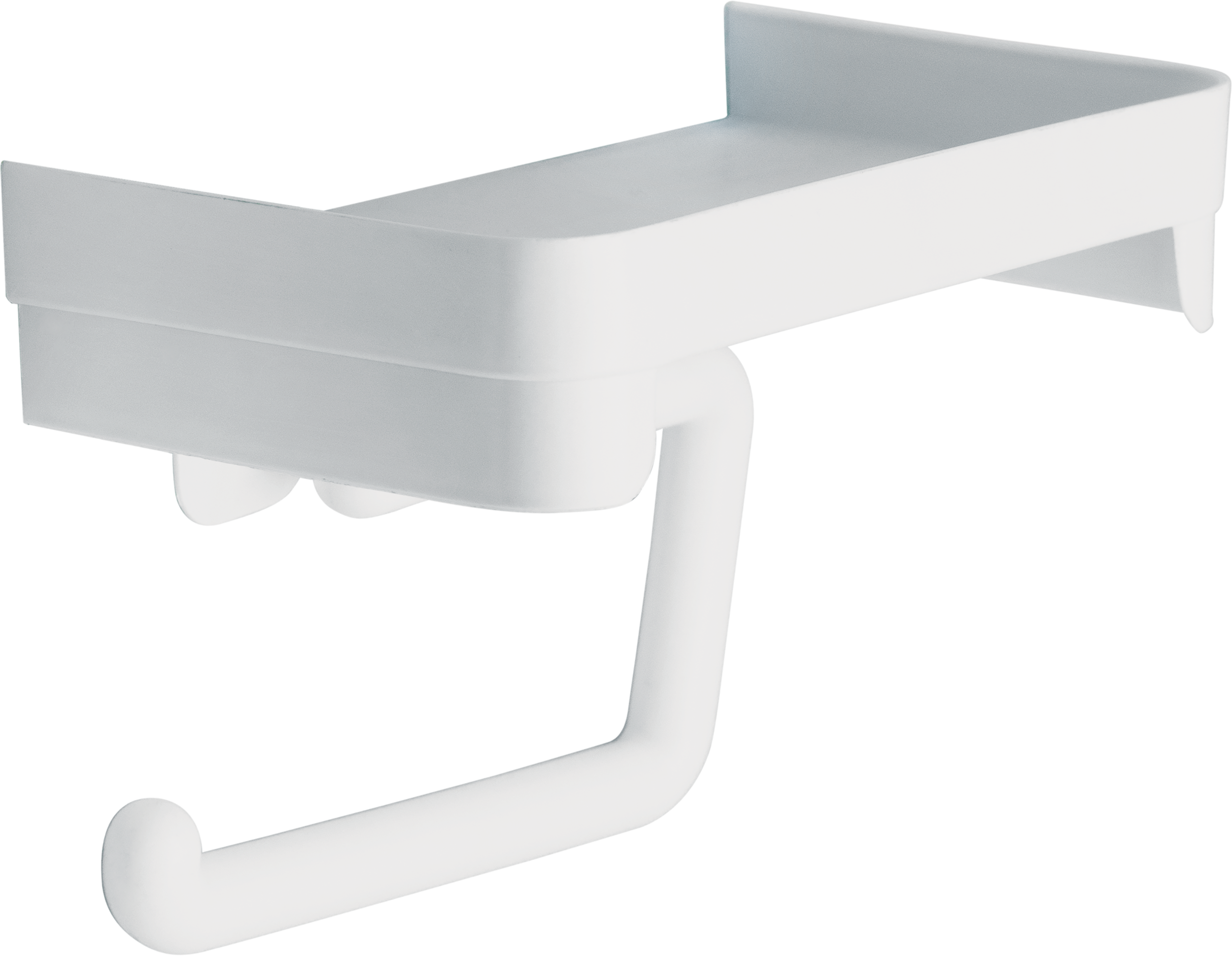 Держатель для туалетной бумаги Santreyd с полкой — стильный аксессуар для санузла 82158559