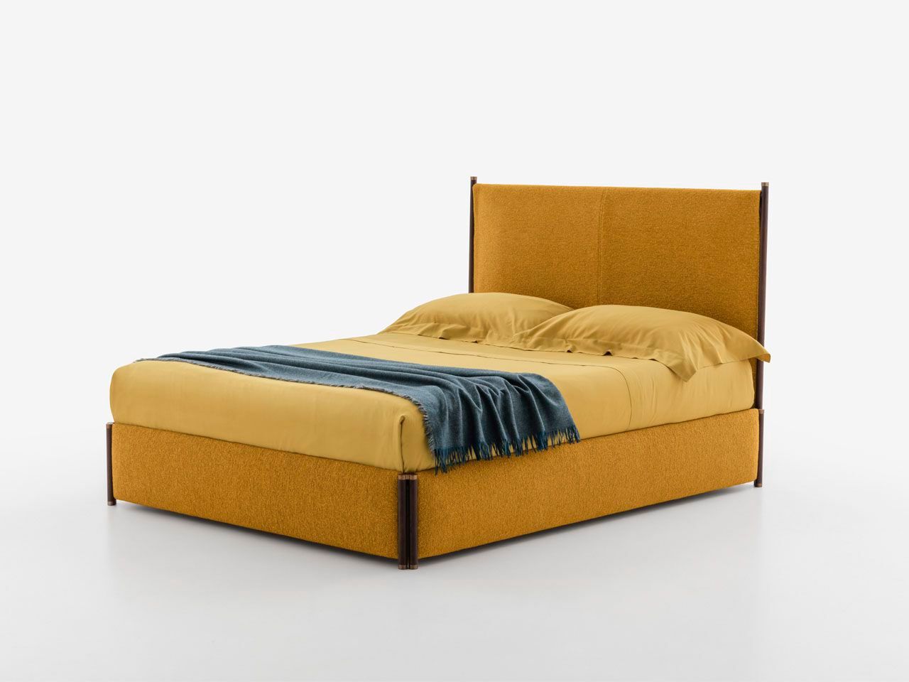 Двуспальная кровать с мягкой тканью Pianca BRICOLA ARCH-00027685 - Вид №1