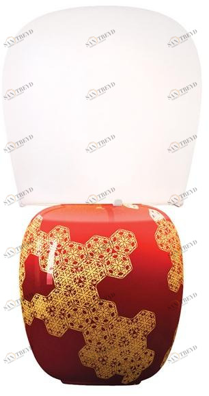 KUNDALINI Настольная лампа из керамики и опалового стекла sun-id-1436081