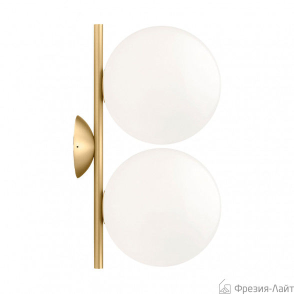 Flos IC F3157059 IC C/W1 DOUBLE OTT светильник настенно-потолочный 120871