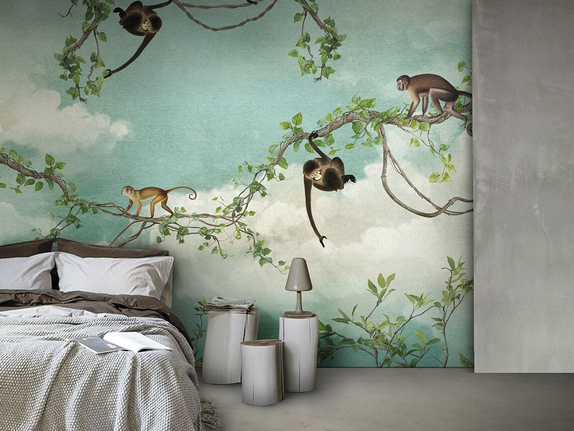 Животные обои N.O.W. Edizioni CONCRETE / JUNGLE IN THE CLOUDS ARCH-00110922