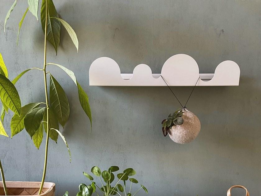 HIRO Настенная вешалка из окрашенной стали с полкой sun-id-1424515 - Вид №4