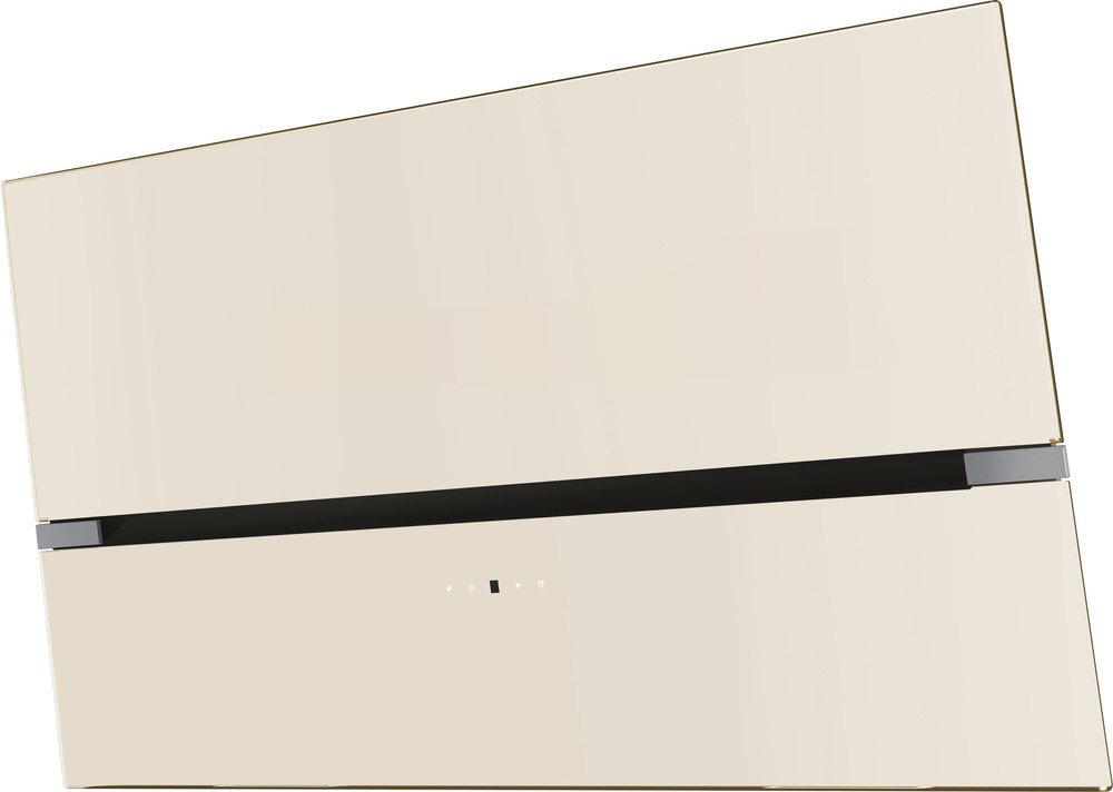 KHC 69080 GB Вытяжки / наклонная, 60 см, сенсорное управление , 4 режима, 950 м3/ч., таймер, бежевое стекло Korting Santreyd 