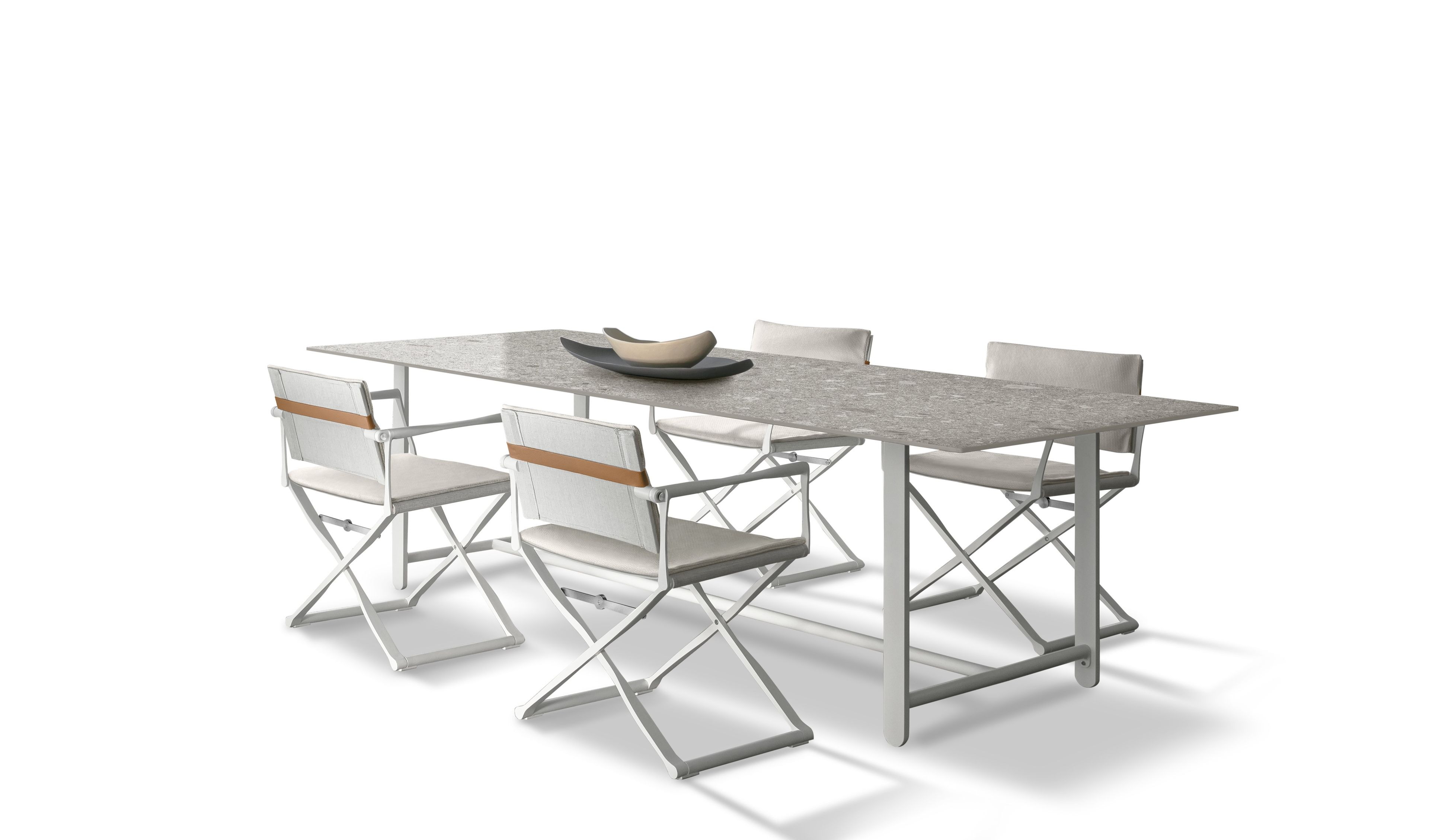 Складной тканевый садовый стул с подлокотниками Talenti Riviera ARCH-00118066 - Вид №1