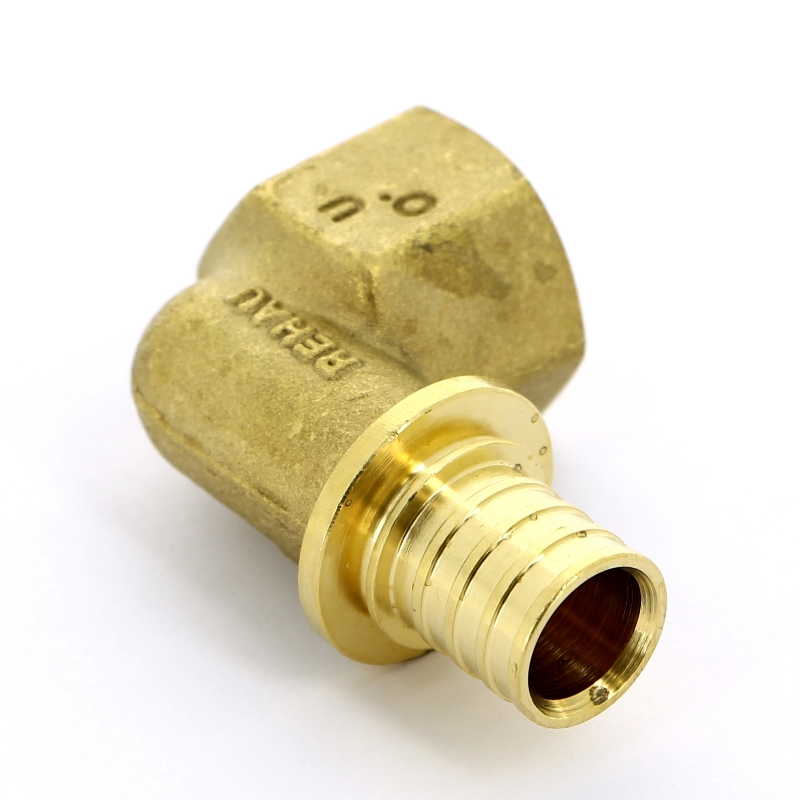 Угол надвижной В латунный REHAU 20x1/2" 137305 - Вид №3