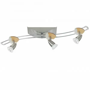 Спот потолочный на 3 лампы серебристый матовый Paulmann 3660 PAULMANN 366 00-3891199 Никель