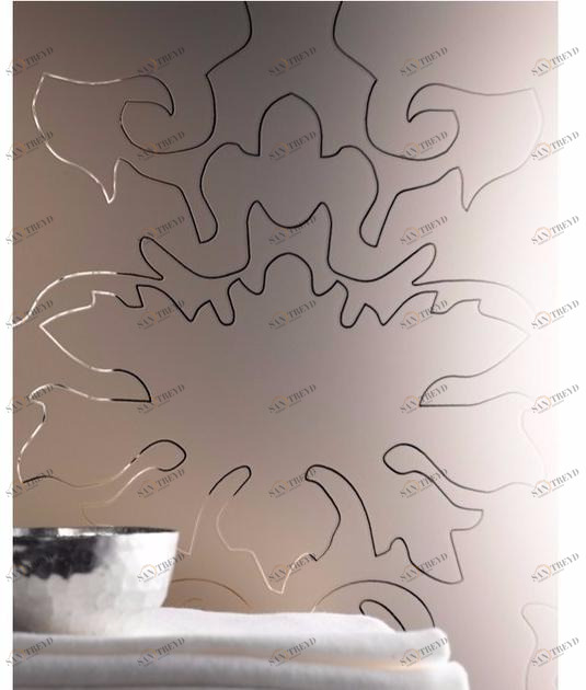 Vitrealspecchi Декорированное серебряное стекло для внутренней отделки Madras® silver sun-id-1405199