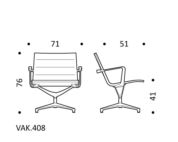 Тканевое кресло с подлокотниками ICF Valea ARCH-00096776 - Вид №2