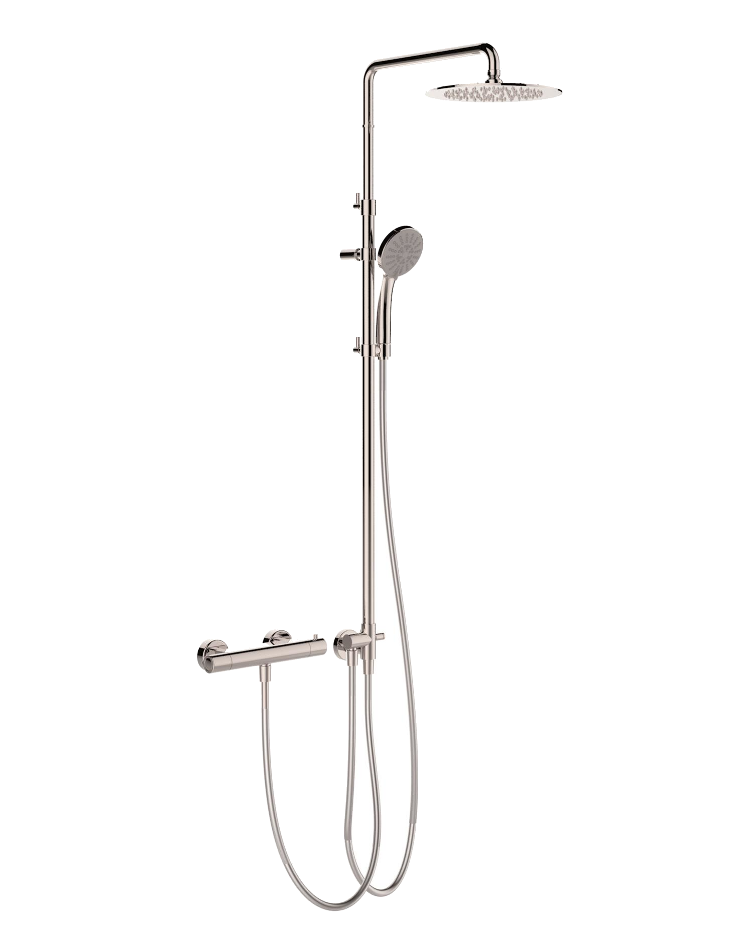00-1930-N-CR CARIMALI Риголетто телескопическая открытая, душевая лейка MySlim с возможностью осмотра 