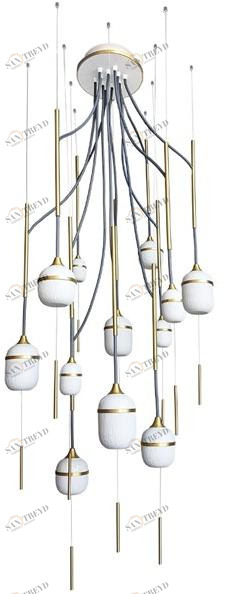 designheure Люстра из фарфора Fleur de kaolin sun-id-1443294