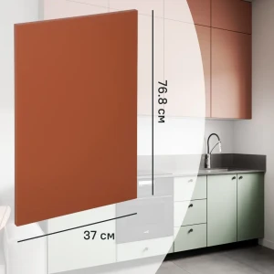 Фальшпанель для кухонного шкафа Тара 37x76.8 см KONSENSA МДФ цвет терракотовый 89389074 STLM-2057727