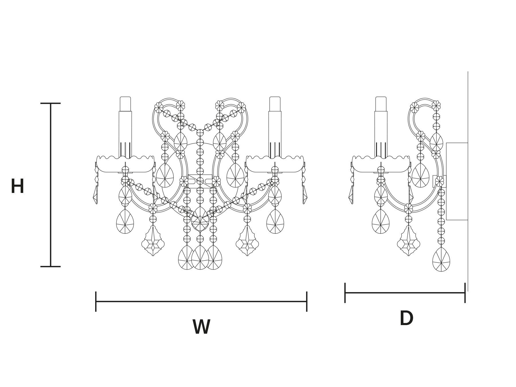 Настенный светильник с кристаллами Masiero Aqaba ARCH-00139661 - Вид №1