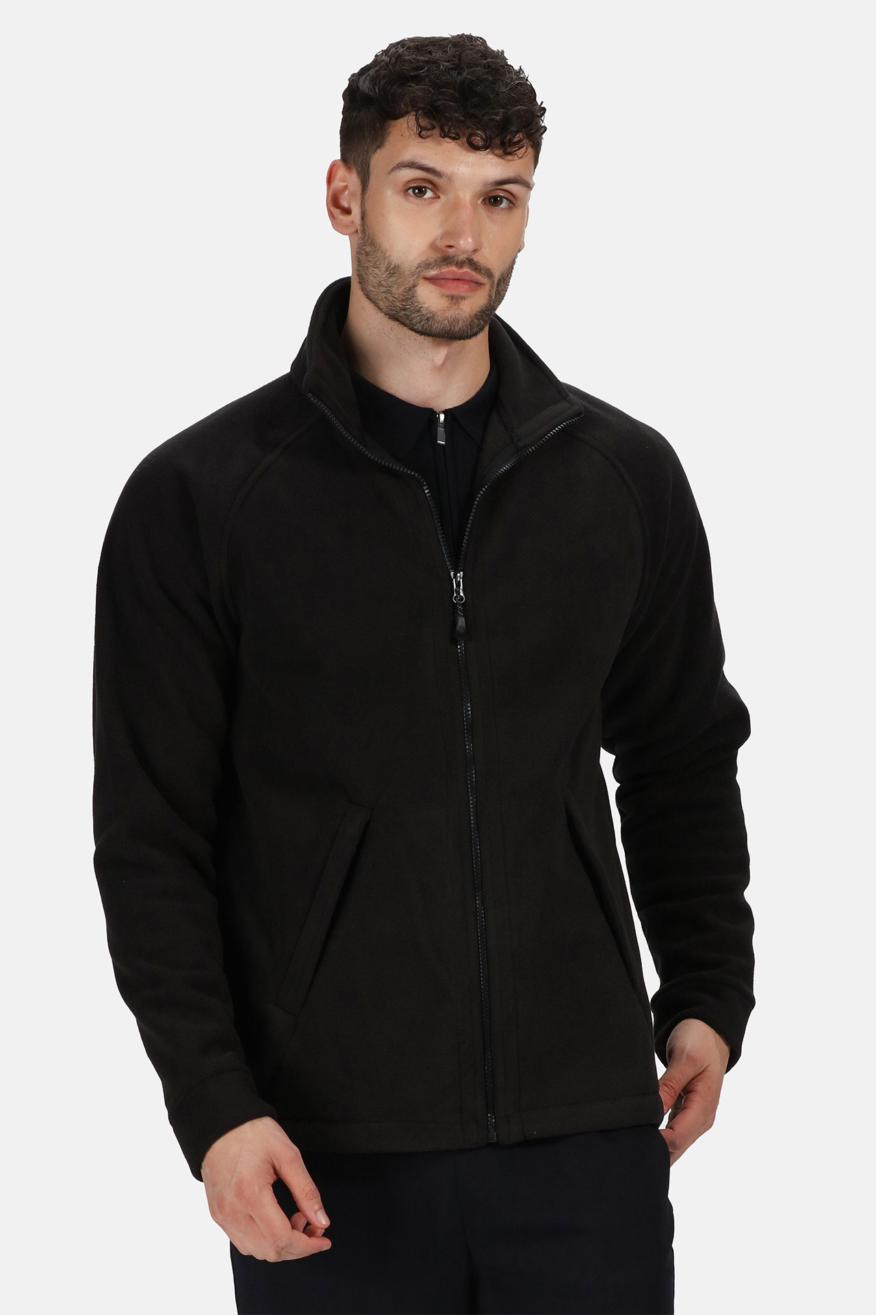 5046018 Куртка РЕГАТТА ПРОФЕШИОНАЛ СИГМА флисовая черная  Демисезонная одежда размер XL (58-60) Спецодежда  - Вид №3