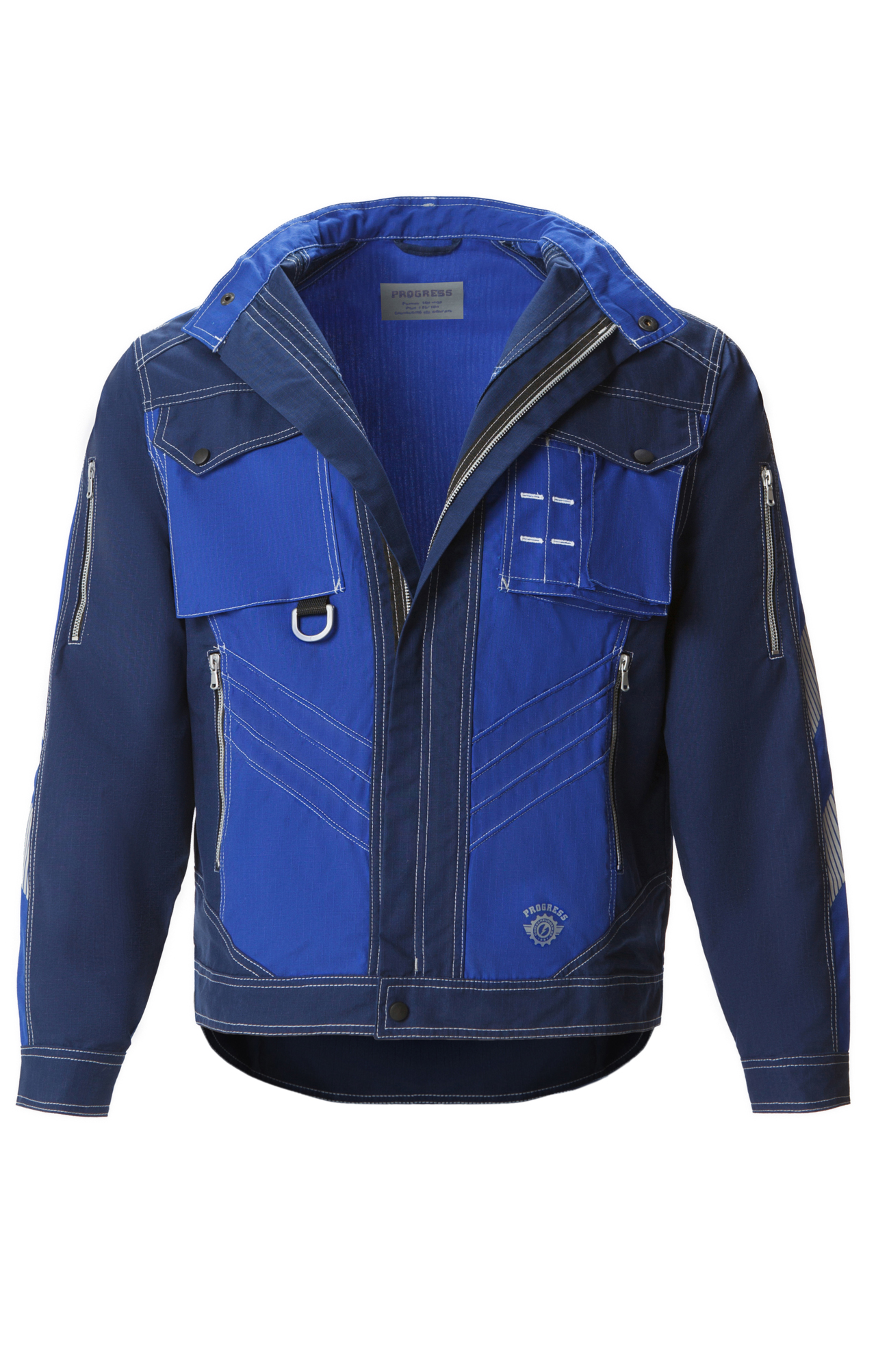 68811 Костюм "Прогресс" темно-синий с васильком  Летняя спецодежда  размер 56-58/182-188  - Вид №3