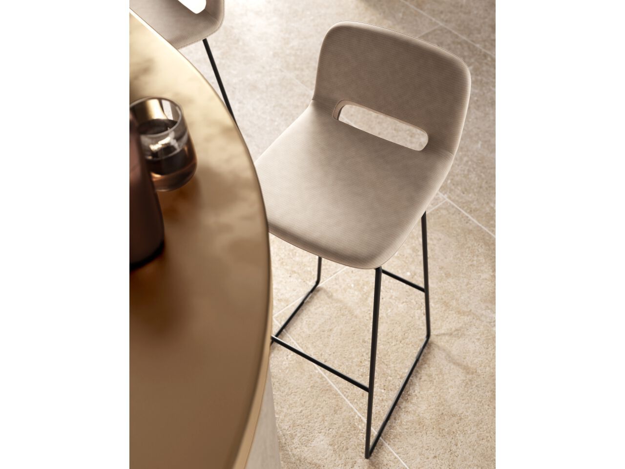 Ткань сани барный стул Mobitec Pamp ARCH-00093818 - Вид №3