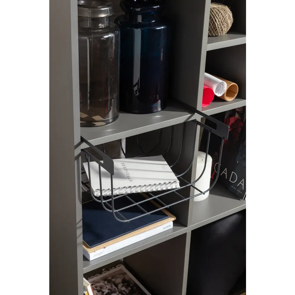 Вставка сетчатая для полки Spaceo KUB Paris 32x17.4x30.8 cм металл цвет черный STLM-2067757 - Вид №2