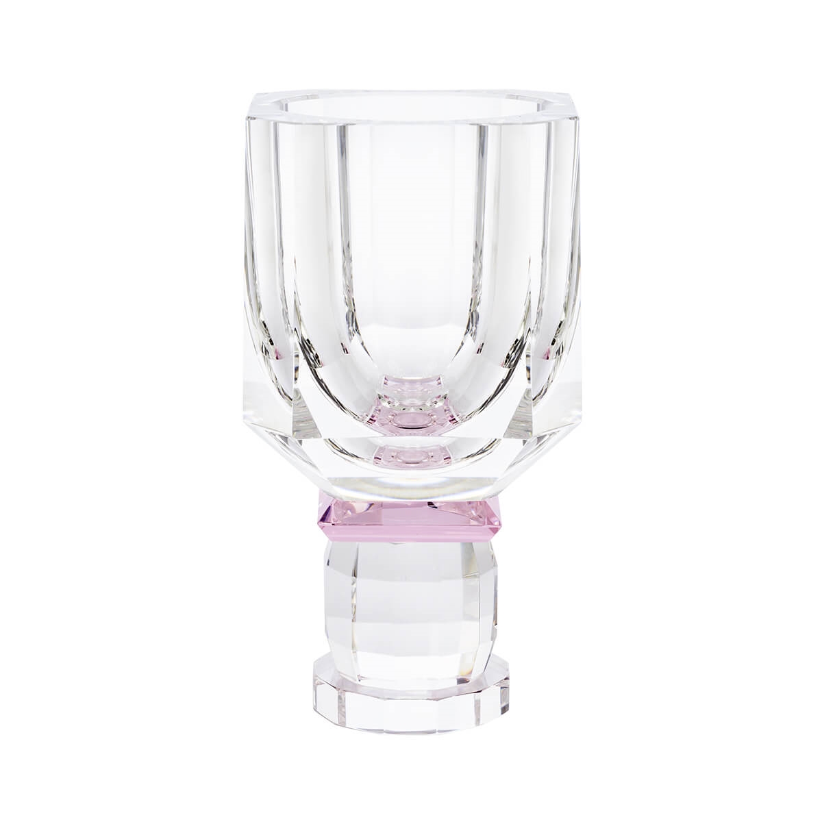 201045-C9 ABHIKA ВАЗА CRISSY CLEAR/PINK  - Вид №1