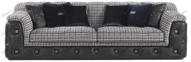 Gianfranco Ferré Home Тафтинговый 3-местный диван из ткани sun-id-1453782