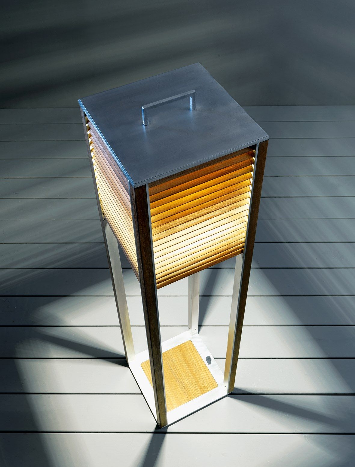 Напольная лампа из тикового дерева Ethimo имбирь ARCH-00037039 - Вид №12