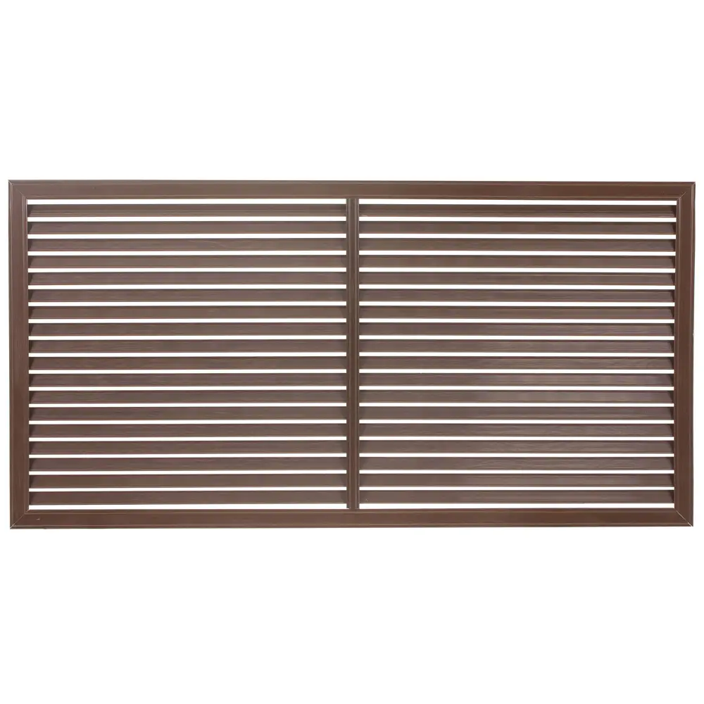 Santreyd Экран для радиатора ПВХ 120х60 см венге - стильная защита и эстетика 18688368 STLM-1013356