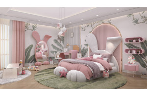 CIST496 Детская односпальная кровать Мистер Банни