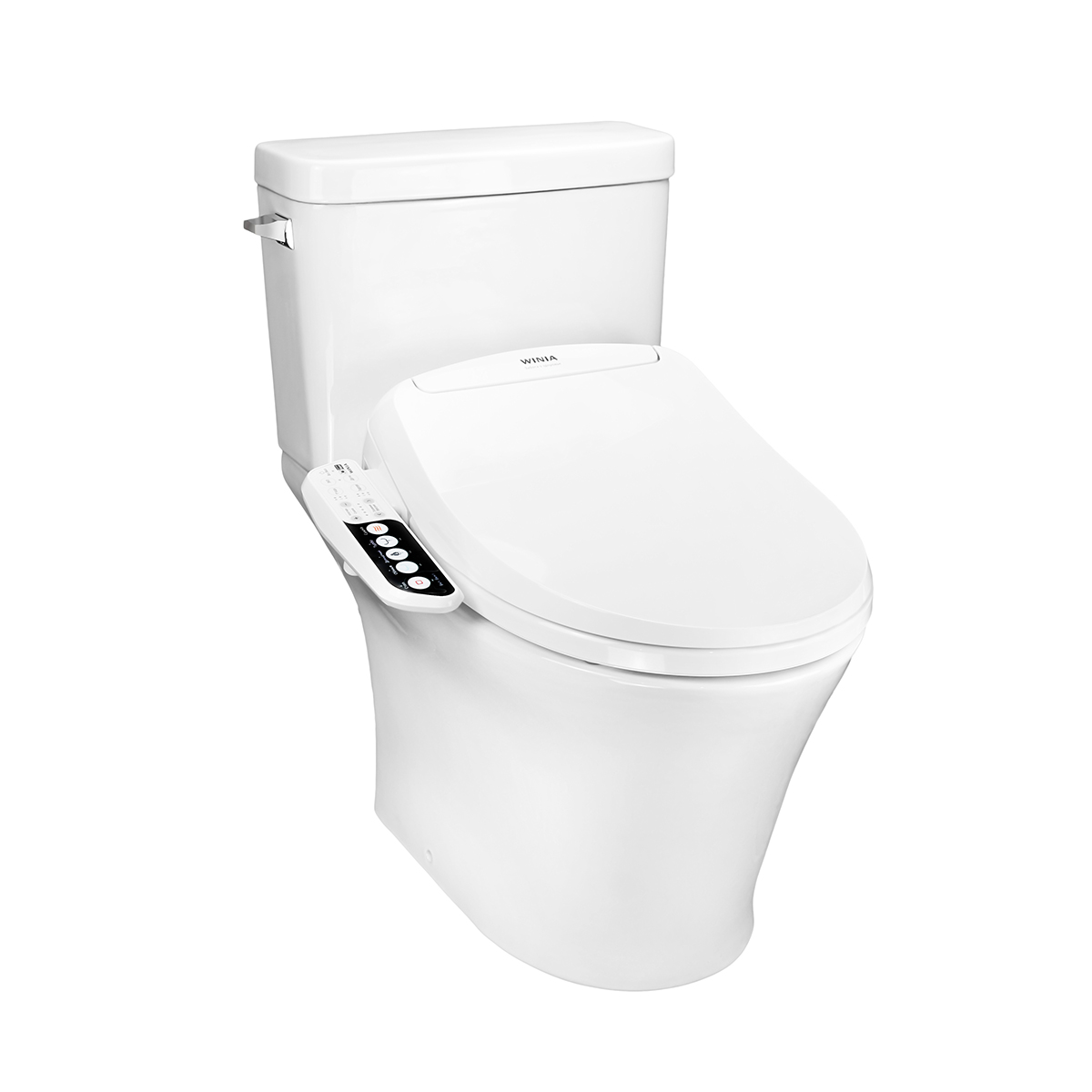 Комплект сифонный унитаз Daelim и крышка-биде Winia Daelim + Winia Entry L-форма SensPa sun-id-2005407