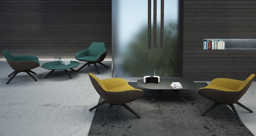 ALMA DESIGN Кресло на козелке из ткани с подлокотниками X big sun-id-1455608 - Вид №6