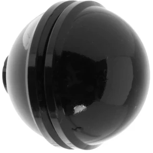 Мебельная ручка-кнопка Elikor 51 пластик цвет чёрный