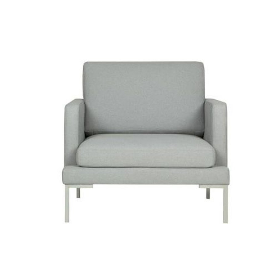 Кресло Ludvig, светло-серое Sits S1376 - Вид №1