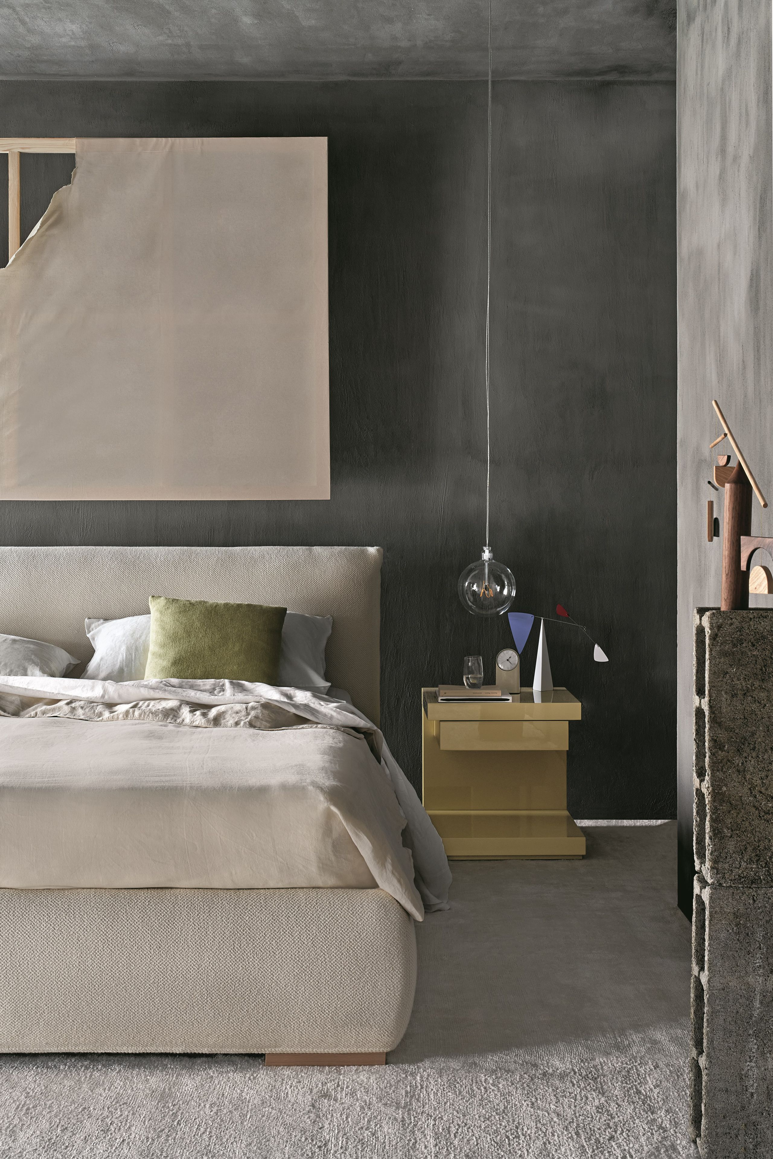 Съемная двуспальная кровать из ткани Meridiani ARCH-00119596 - Вид №3