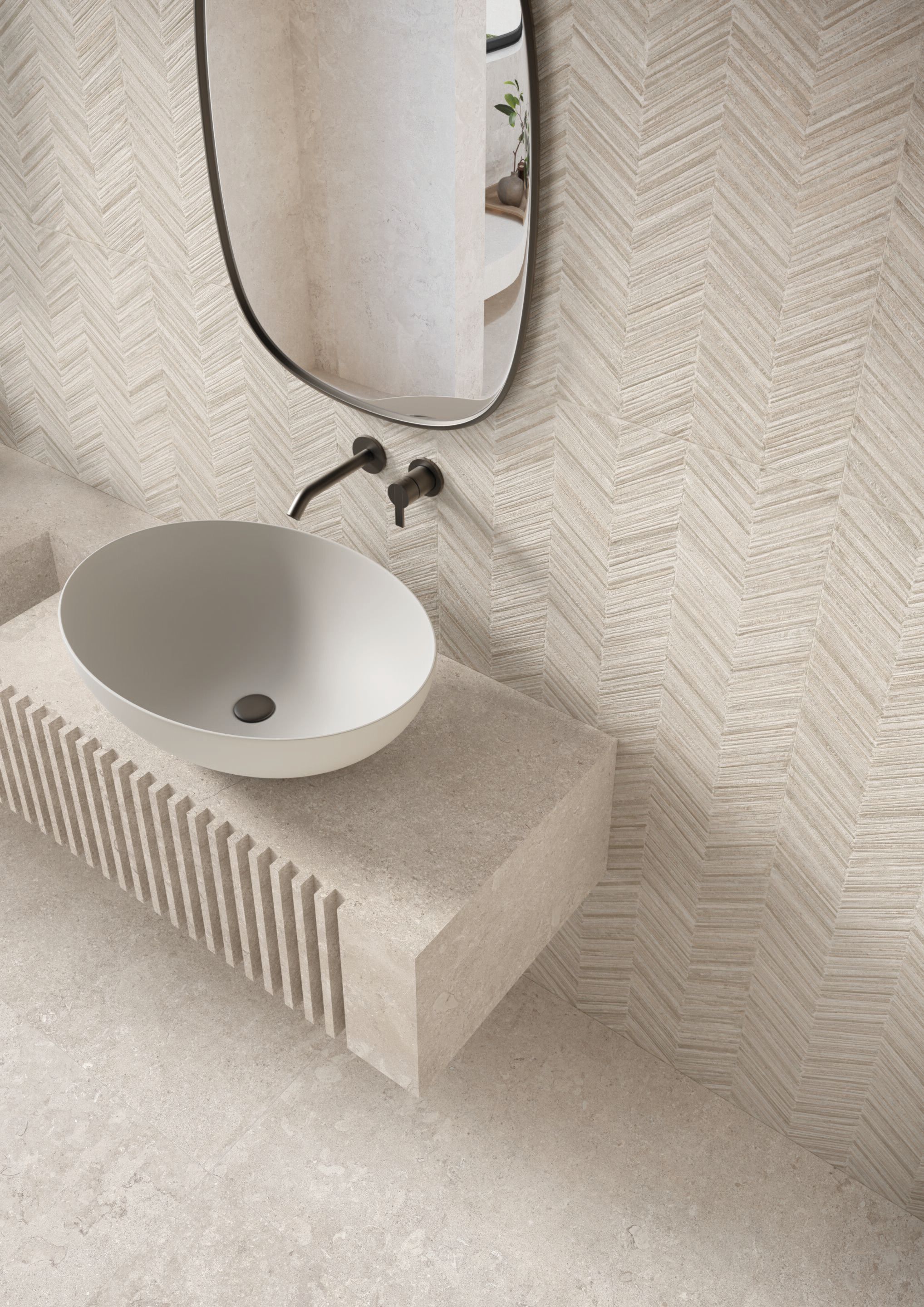 Пол / облицовка керамогранита с эффектом камня Provenza Unique Bourgogne ARCH-00119413 - Вид №1