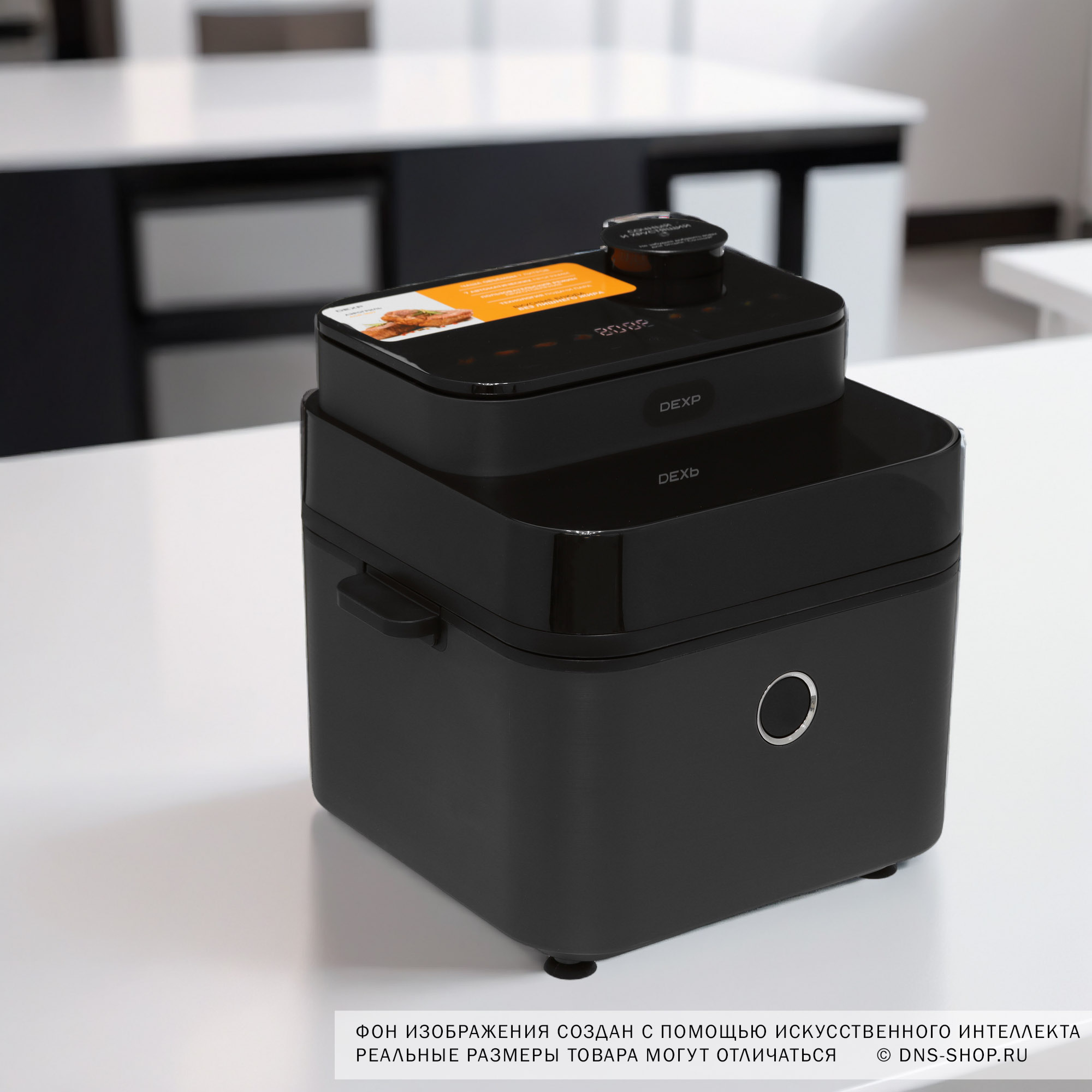 9041775 Аэрогриль DEXP JuicyCook AGR-1657 черный STDN-0145802 - Вид №13