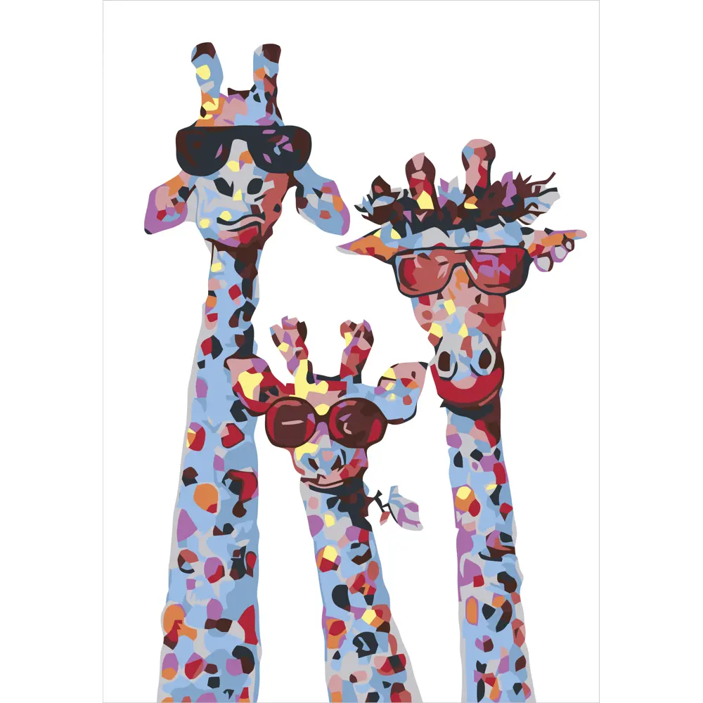 Картина по номерам Трио 40х50 см FBRUSH STLM-2169320