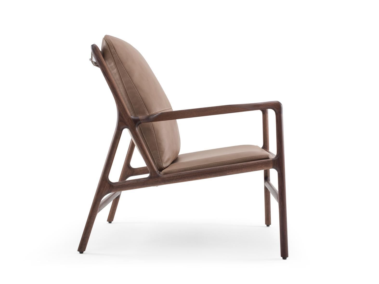 Дубовое кресло с кожаной подушкой Gazzda Dedo ARCH-00089715 - Вид №17