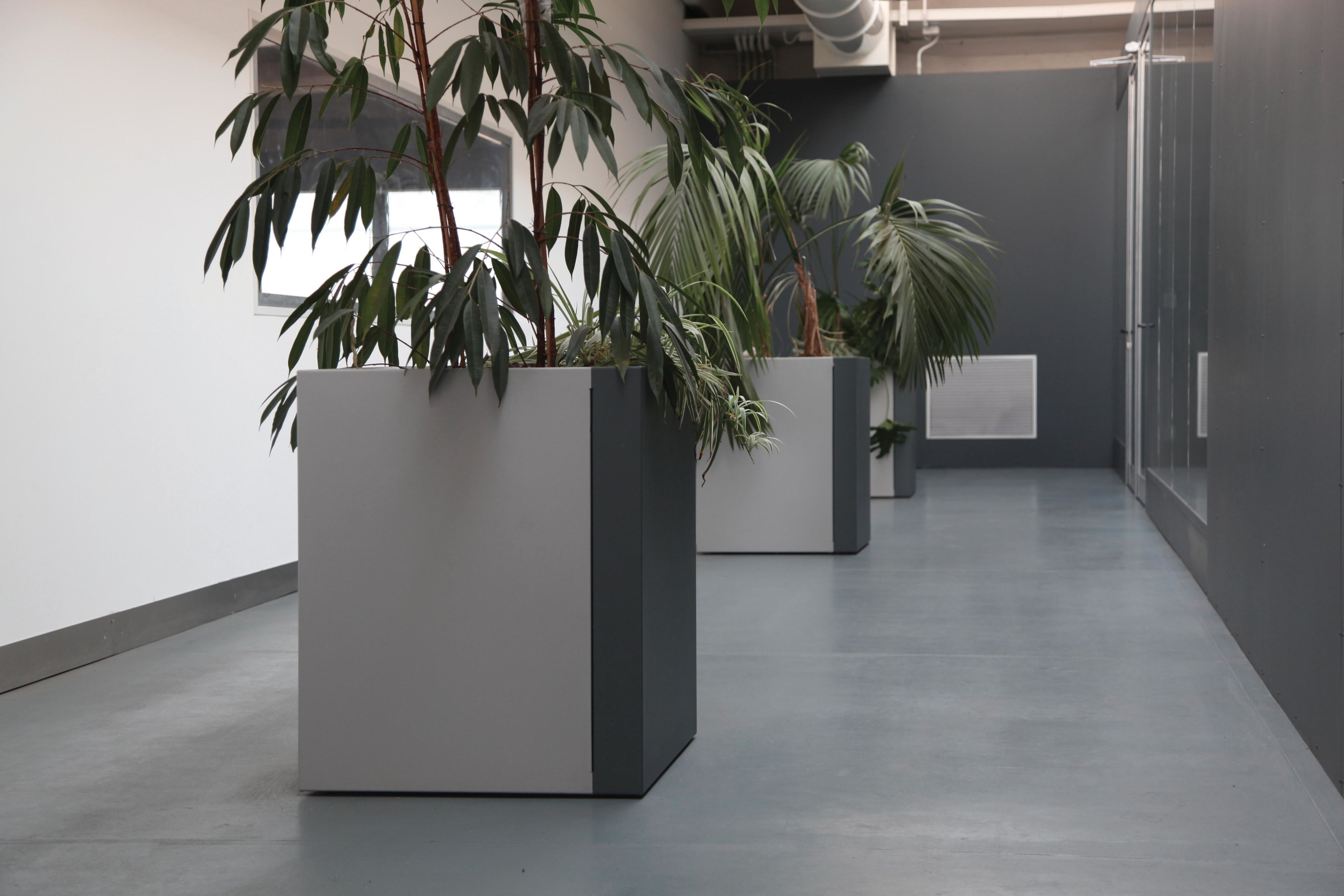 Квадратная стальная плантатор с порошковым покрытием City Design DUO ARCH-00010078 - Вид №1