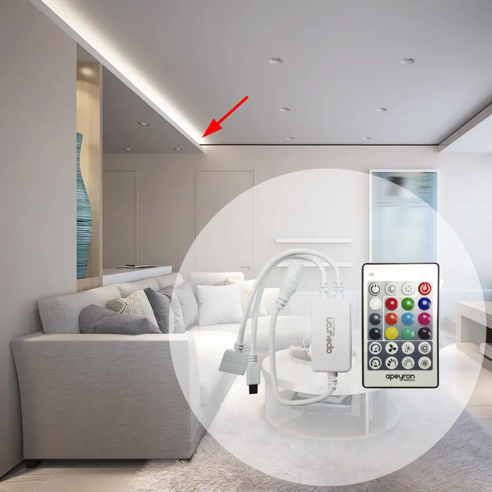 APEYRON Контроллер RGBW для светодиодных лент с пультом ДУ 82976367 STLM-0038394 - Вид №6