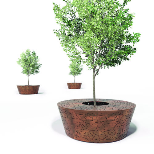 Alcorque Round Details Lab23 Решетки для деревьев 