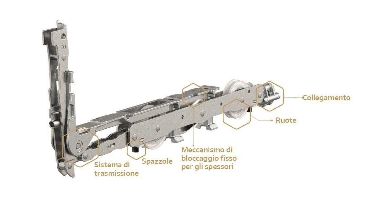 Раздвижные тележки для дверей MAICO MOVE HS ARCH-00135458 - Вид №1