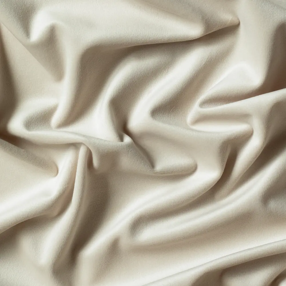 Ткань 1 м/п бархат 300 см цвет молочный теплый GARDEN STLM-2111203 - Вид №2