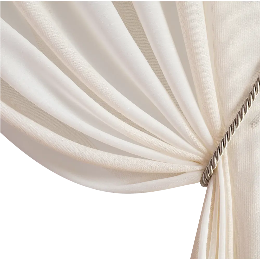 Тюль 1 м/п Полосы батист 300 см цвет бежевый GARDEN STLM-2129868 - Вид №3