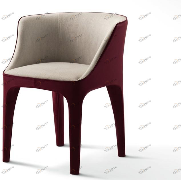 Giorgetti Стул из ткани с подлокотниками sun-id-1495444