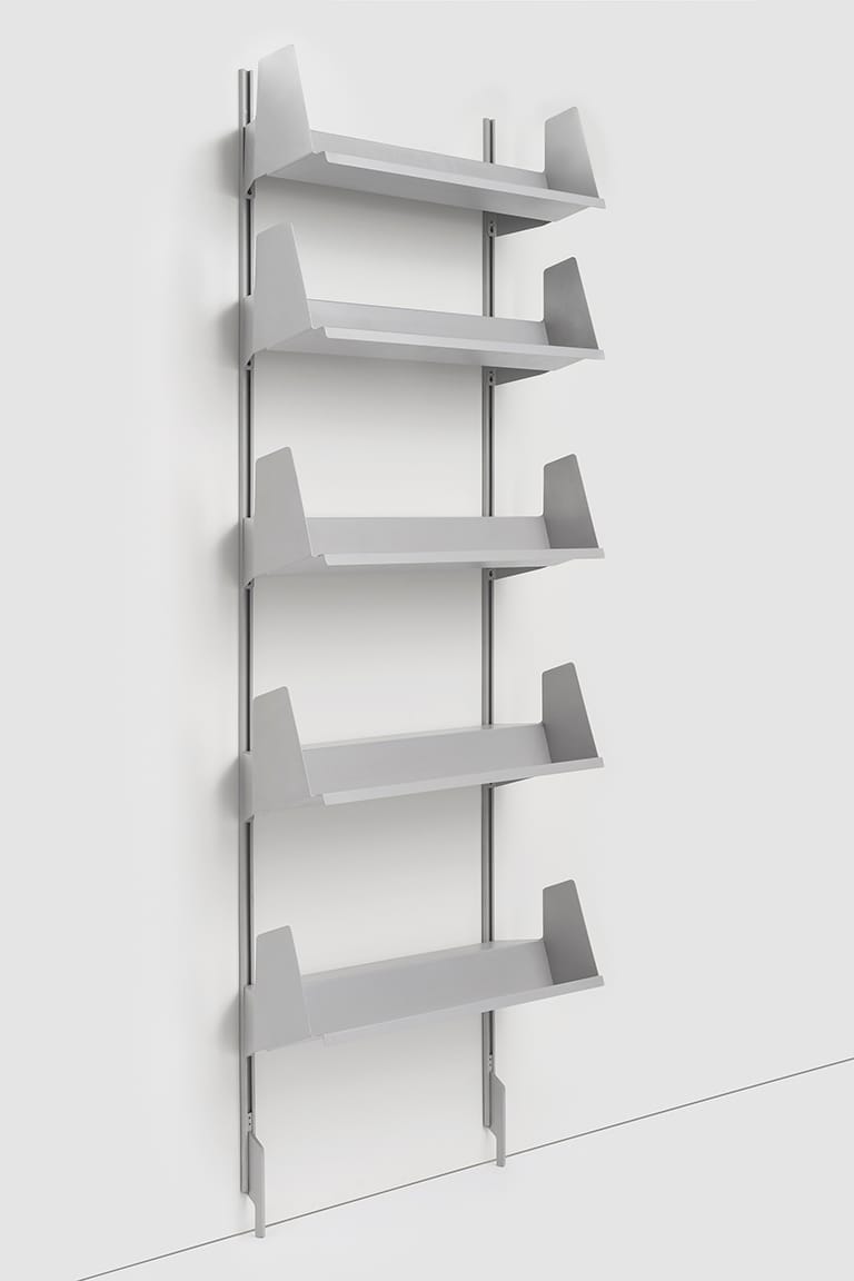 Окрашенный металлический настенный книжный шкаф Danese Milano Сармьенто ARCH-00111373 - Вид №1