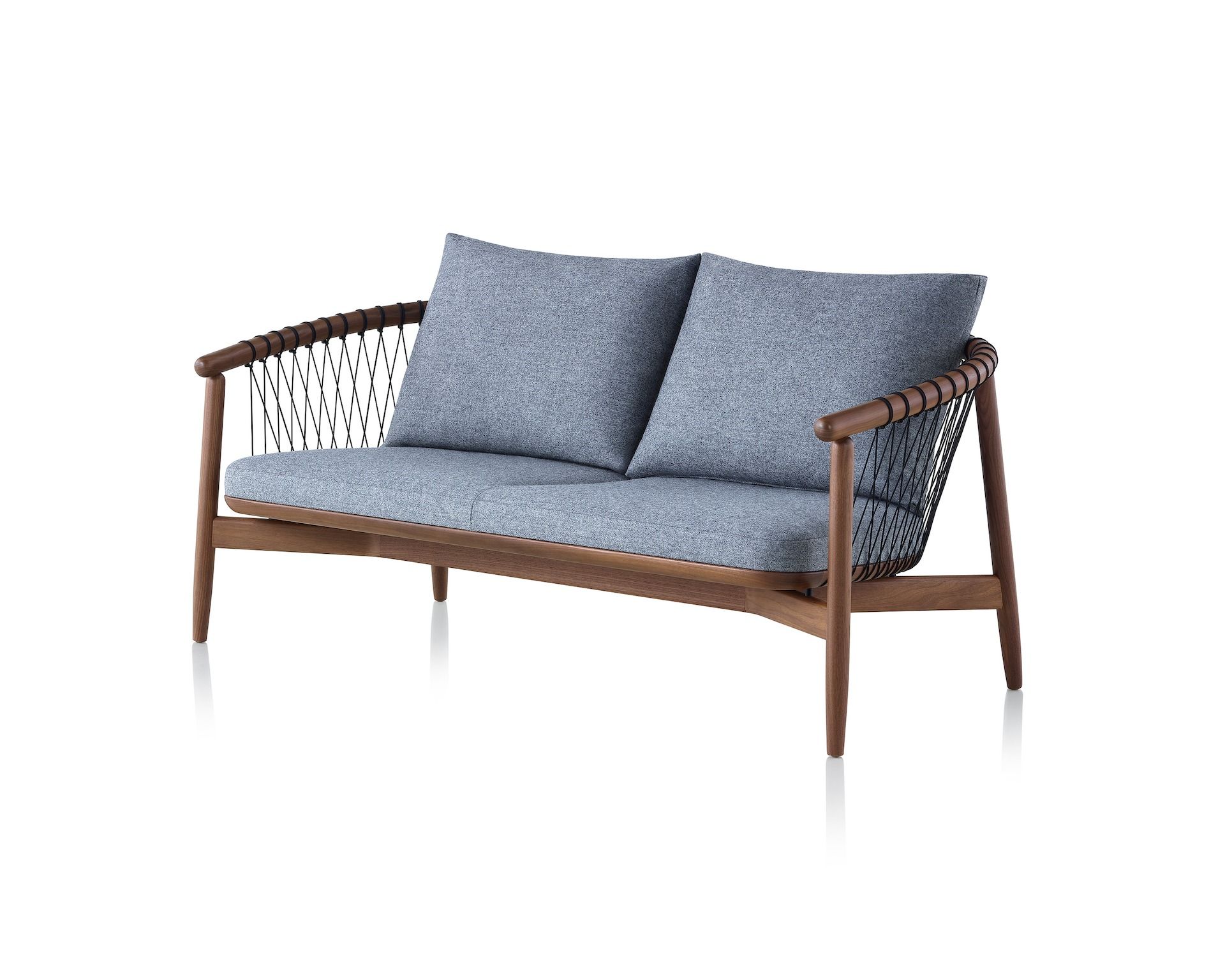 2-местный деревянный и тканевый диван Herman Miller Crosshatch ARCH-00119966 - Вид №10