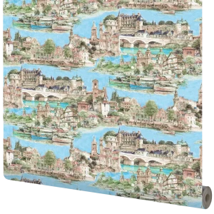 Обои флизелиновые Wall Decor синие 1.06 м 75071-62