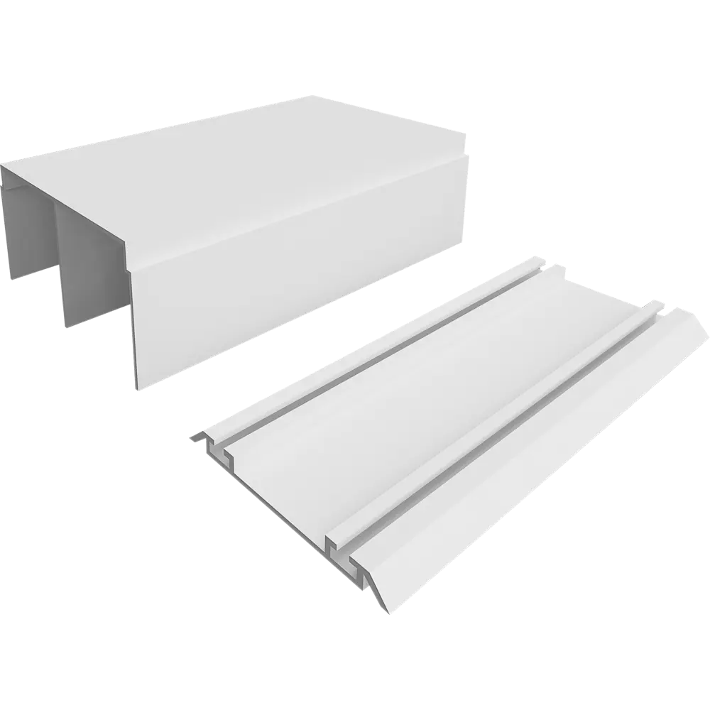 Комплект направляющих для раздвижных дверей KONSENSA 206.2 см цвет белый STLM-2022410