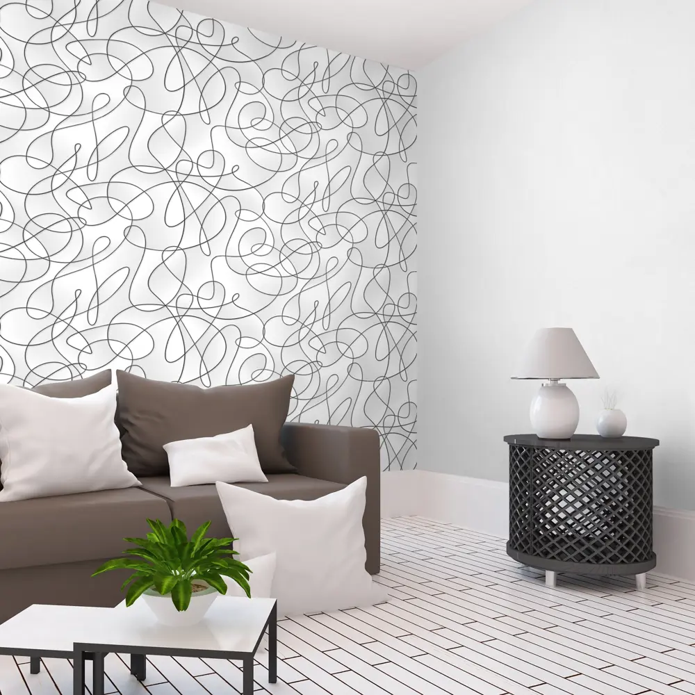 Обои флизелиновые Ateliero Maestro белые 1.06 м 889981 STLM-2149653 - Вид №3