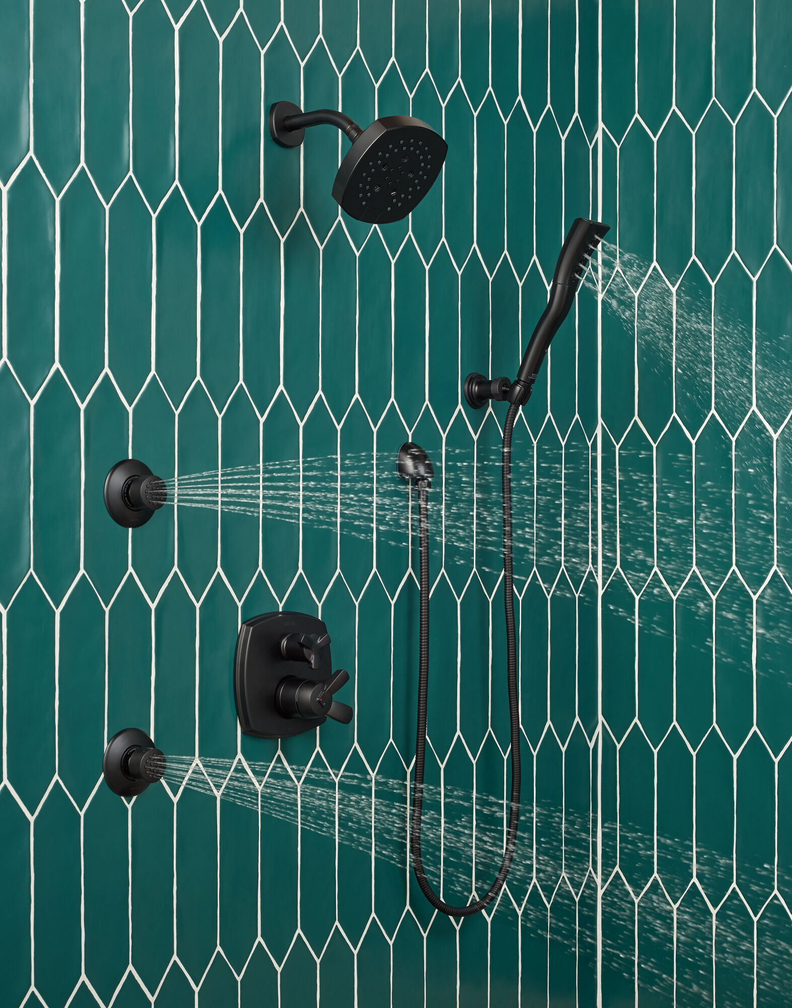 Спрей для круглого тела HydraChoice® Delta Faucet T50010-BL - Вид №2