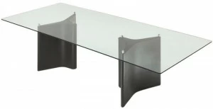Segis Прямоугольный стол из дерева и стекла