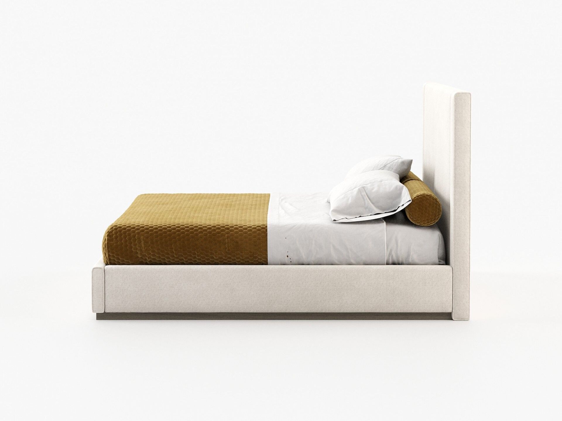 Двуспальная кровать из льна Laskasas CORIN ARCH-00133257 - Вид №1