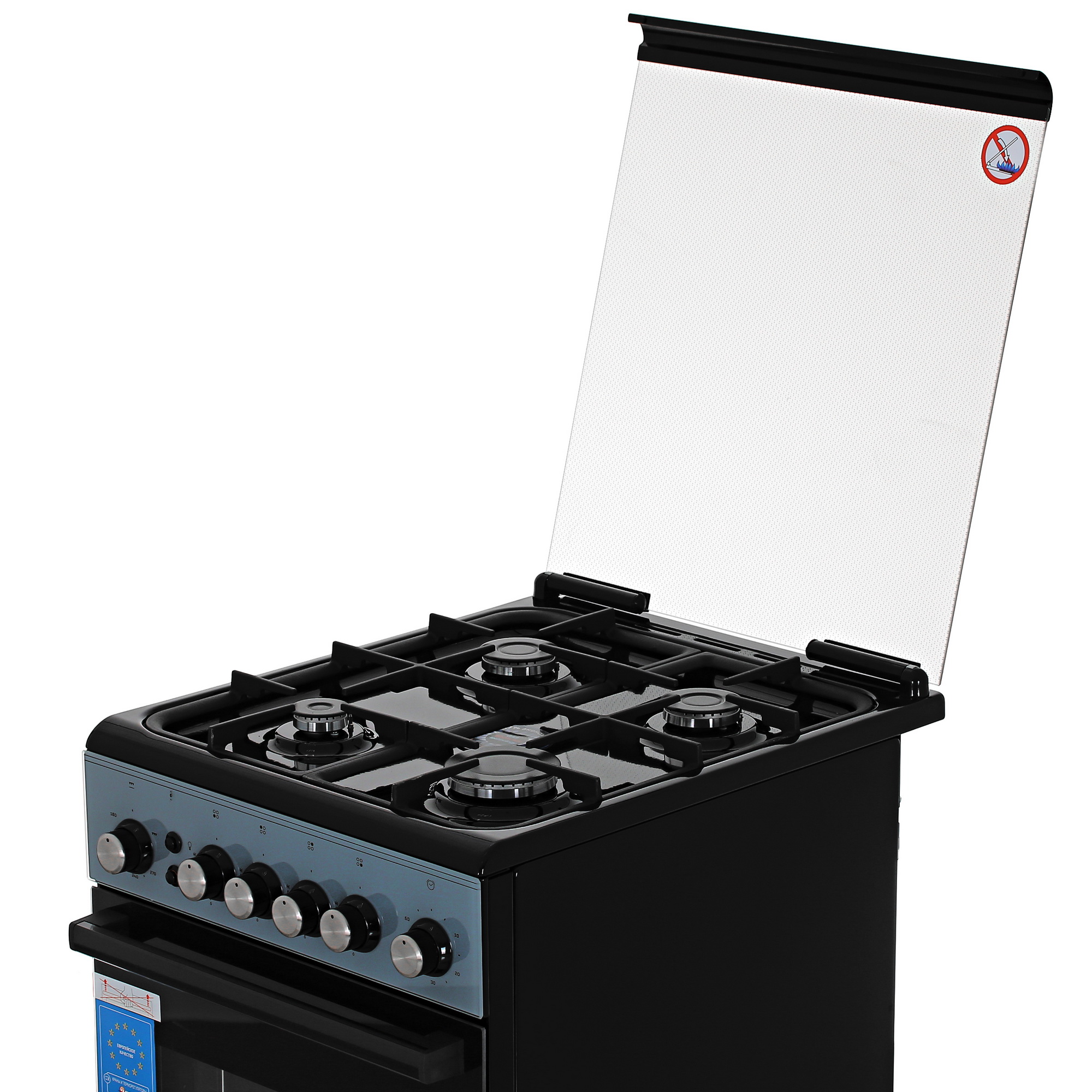 9983913 Газовая плита De Luxe 506040.23г (кр) ЧР-002 серый STDN-0026790 - Вид №7